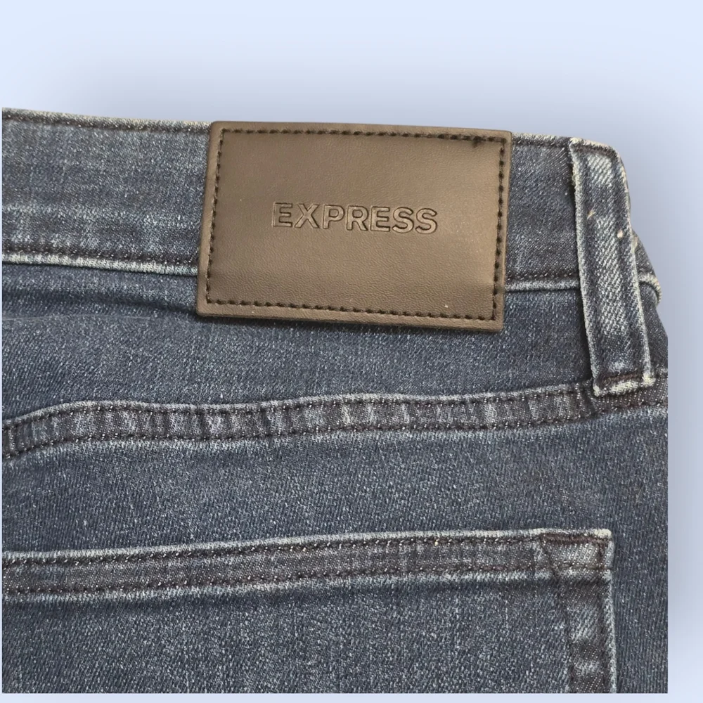 Express Straight Dark Wash 4-Way‎ Hyper Stretch Jeans Mens Size 29/32